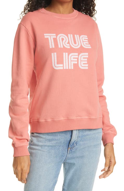 Coral & denim pullover main image 1