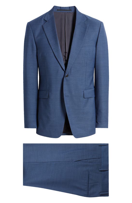 Shop Tiger Of Sweden Justin Mélange Wool Sport Coat In Smokey Blue