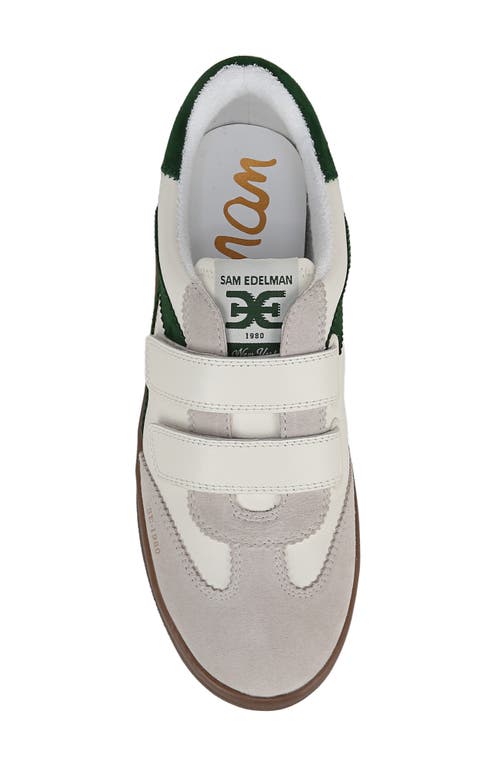 Shop Sam Edelman Talia Sneaker In Optic White/bright Pine