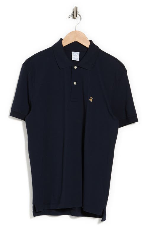 Shop Brooks Brothers Supima Stretch Polo Shirt In Navy