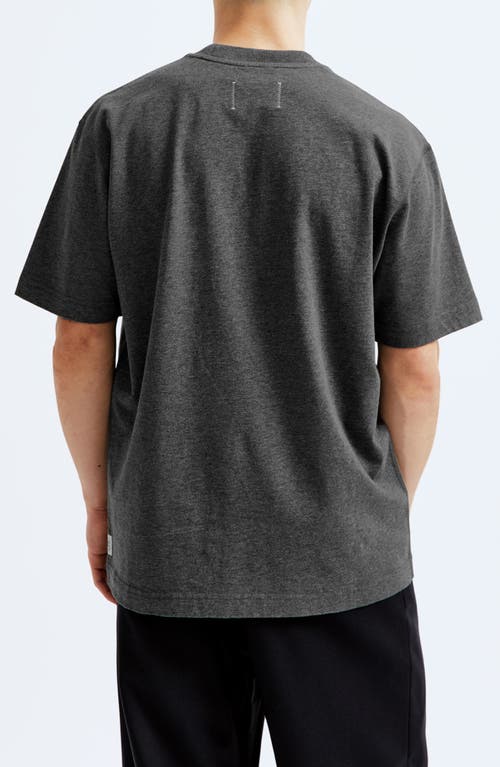 Shop Reigning Champ Midweight Jersey T-shirt In Heather Carbon