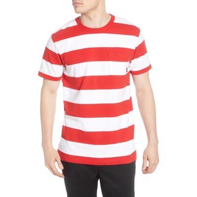 Vans Anaheim Issue Stripe Pocket T-Shirt, White