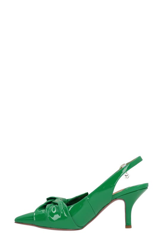 Shop J. Reneé Lenore Pointed Toe Slingback Pump In Green