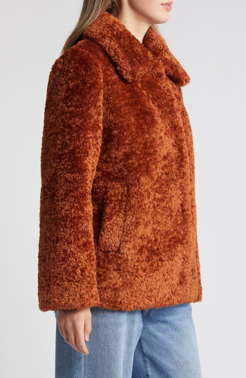 Shop Sam Edelman Butter Teddy Jacket In Cognac