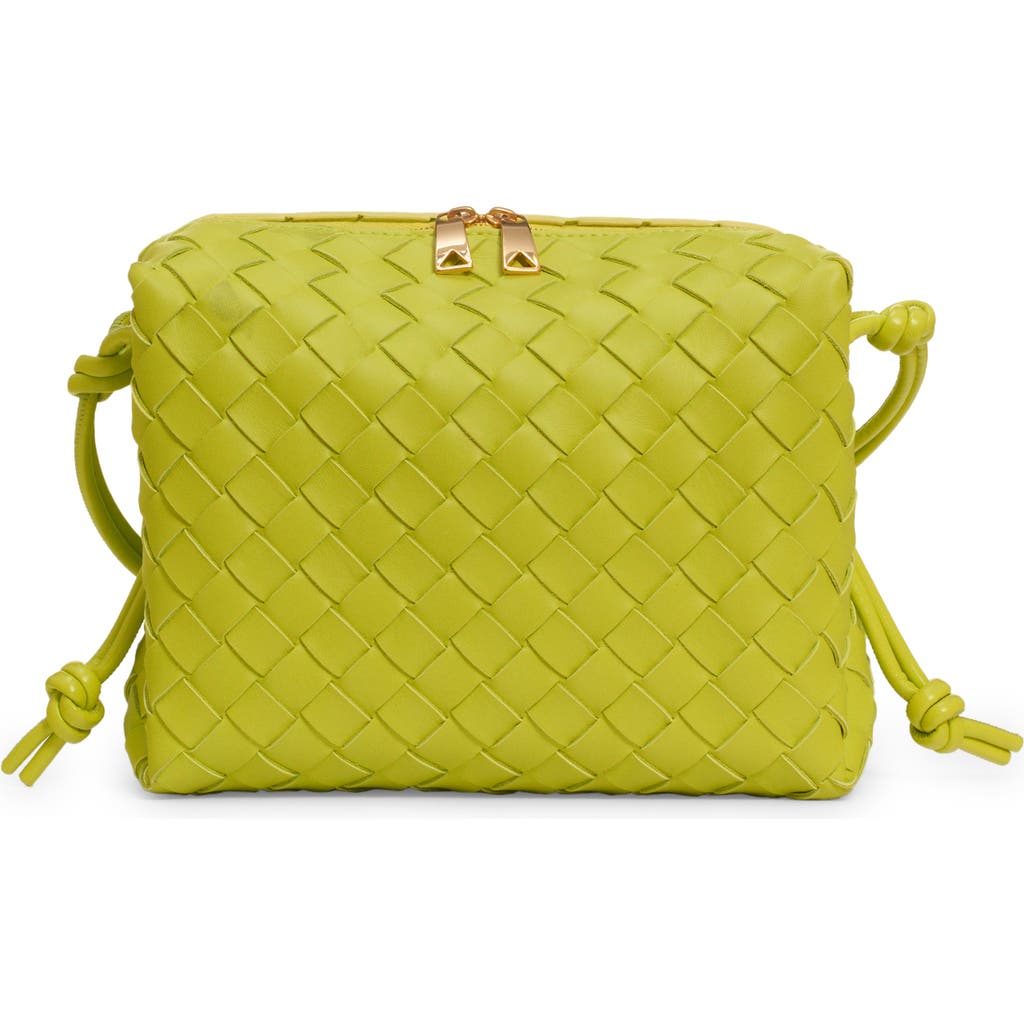 Bottega Veneta Small Intrecciato Leather Shoulder Bag In Green
