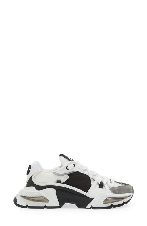 Shop Dolce & Gabbana Dolce&gabbana Airmaster Low Top Sneaker In White/black