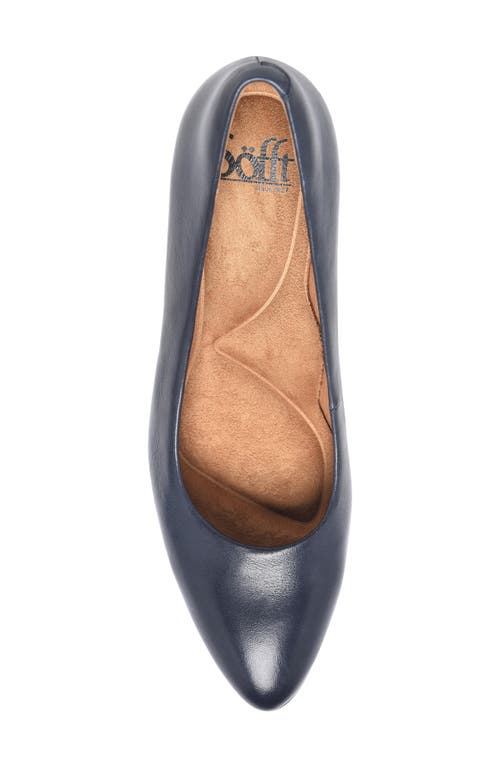 Shop Söfft Samy Pointed Toe Pump In Sky Navy