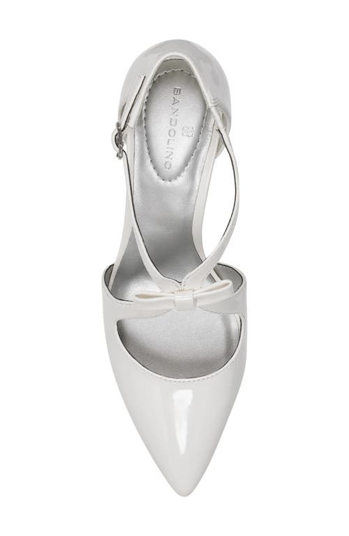 BANDOLINO BANDOLINO ZEFFER KITTEN HEEL PUMP 