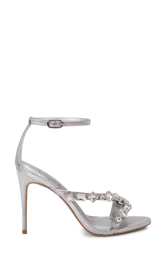 Shop Jessica Simpson Raela Ankle Strap Sandal In Silver