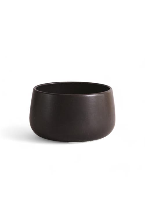 Shop Gharyan Stoneware Stoneware Serving Bowl In Black