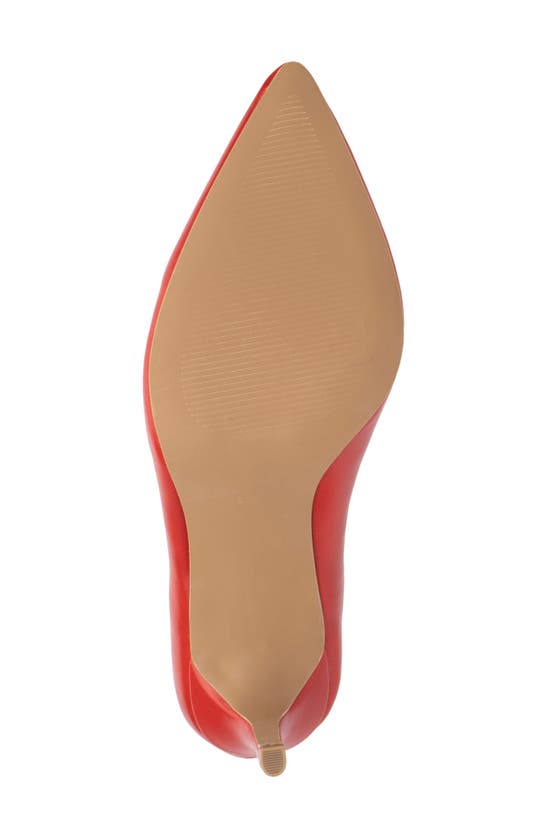 New York And Company Deborah Faux Leather Western Bootie In Red