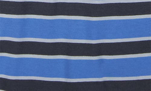 Shop Quiksilver Kids' Stripe Lite Polo In Star Saphire