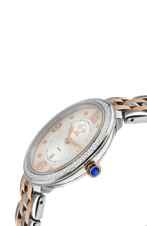 Gv2 Verona Two-tone Diamond Bracelet Watch, 37mm In Two Toned Ss/ipyg