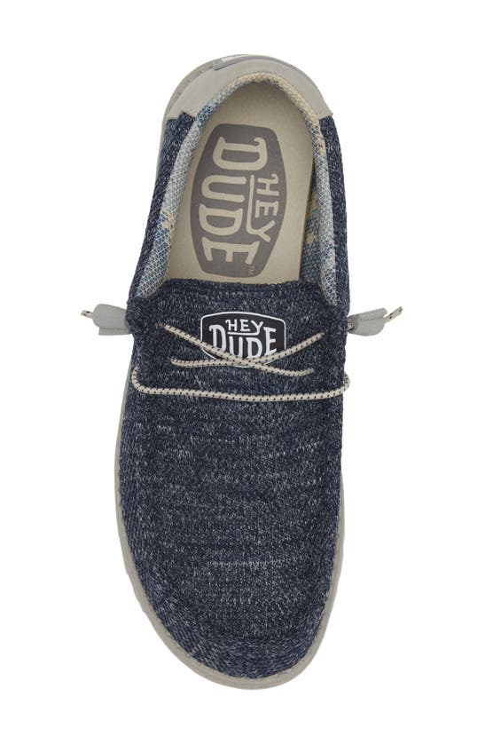 Shop Hey Dude Wally Sox Slip-on Sneaker In Ocean