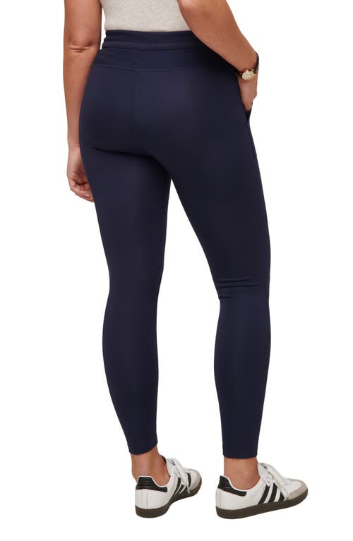 Travismathew Friday Ponte Pocket Leggings In Navy