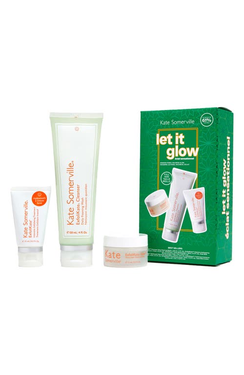 Kate Somerville Let It Glow Trio (Limited Edition) $92 Value