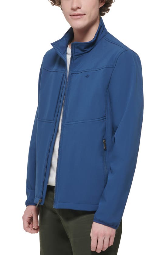 Shop Dockers ® Water Resistant Soft Shell Jacket In Ocean Blue