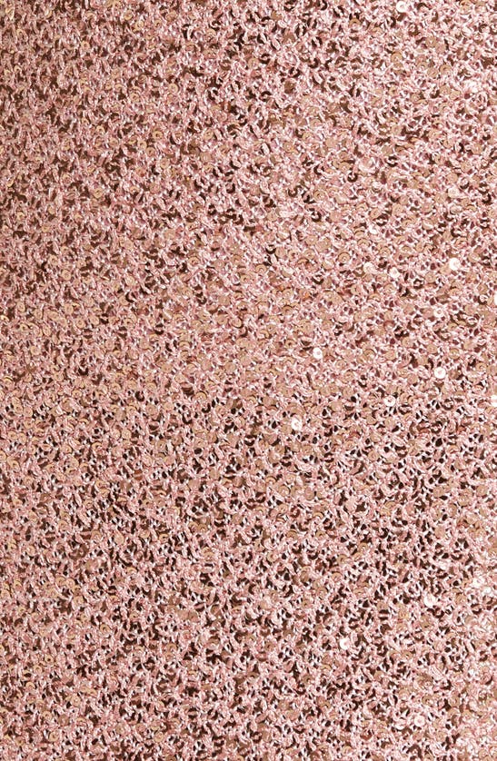 ST. JOHN SEQUIN KNIT SHEATH DRESS