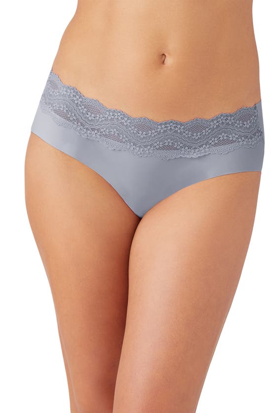 B.tempt'd By Wacoal B.bare Hipster Panties In Lilac Gray