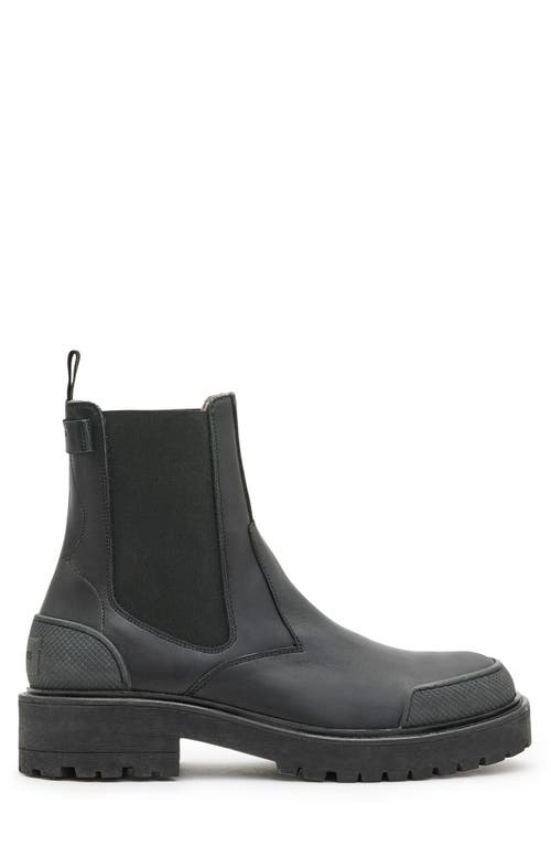 Shop Allsaints Matrix Chelsea Boot In Black