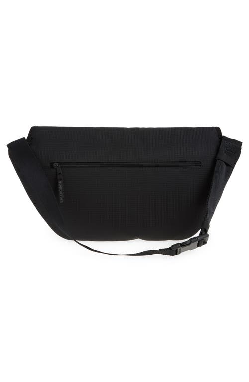 Shop Balenciaga Unity Sports Icon Belt Bag In Black