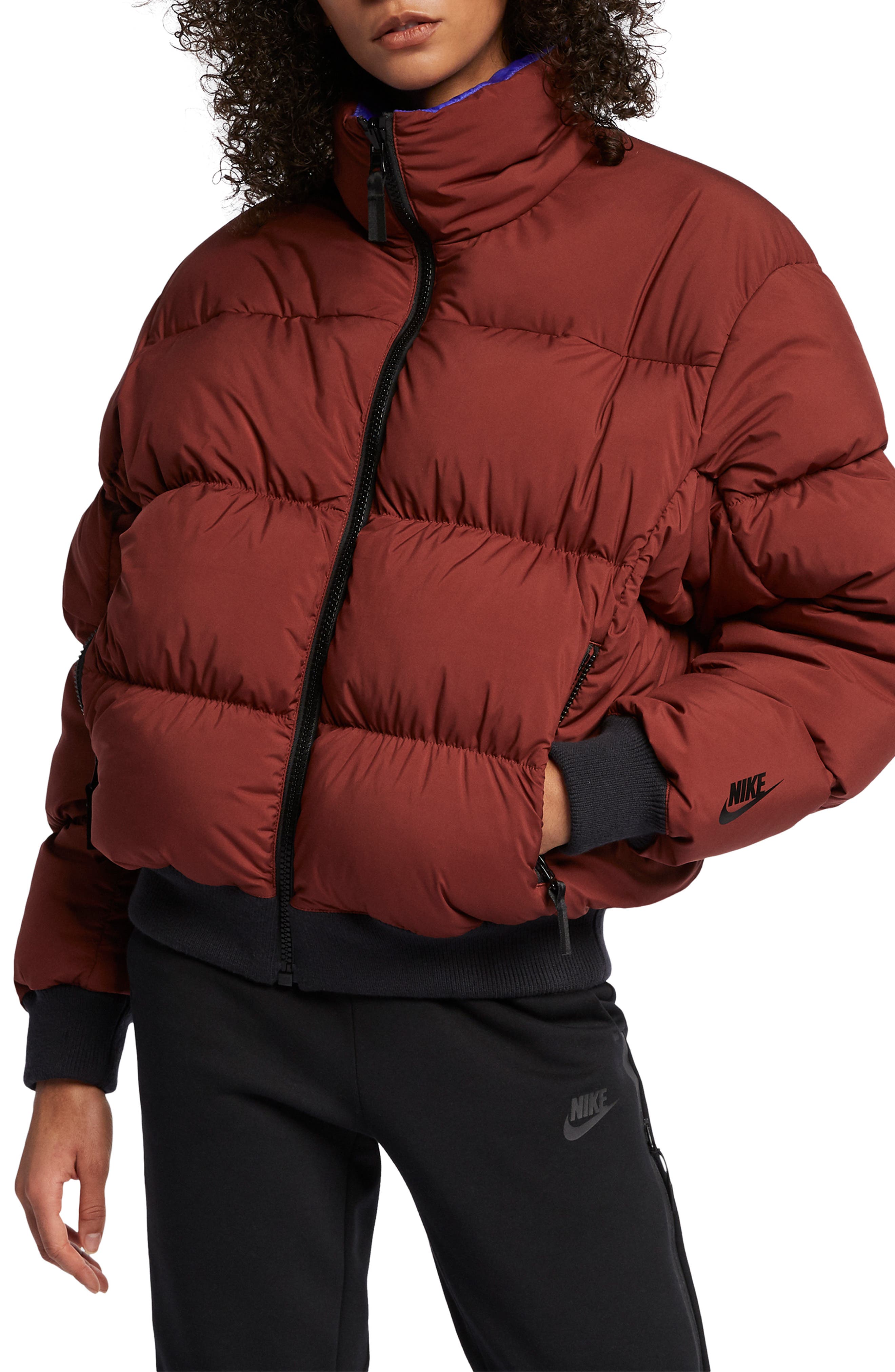 nike women's reversible puffer jacket