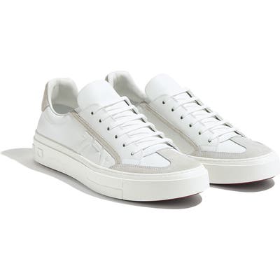 Salvatore Ferragamo Borg Sneaker, White