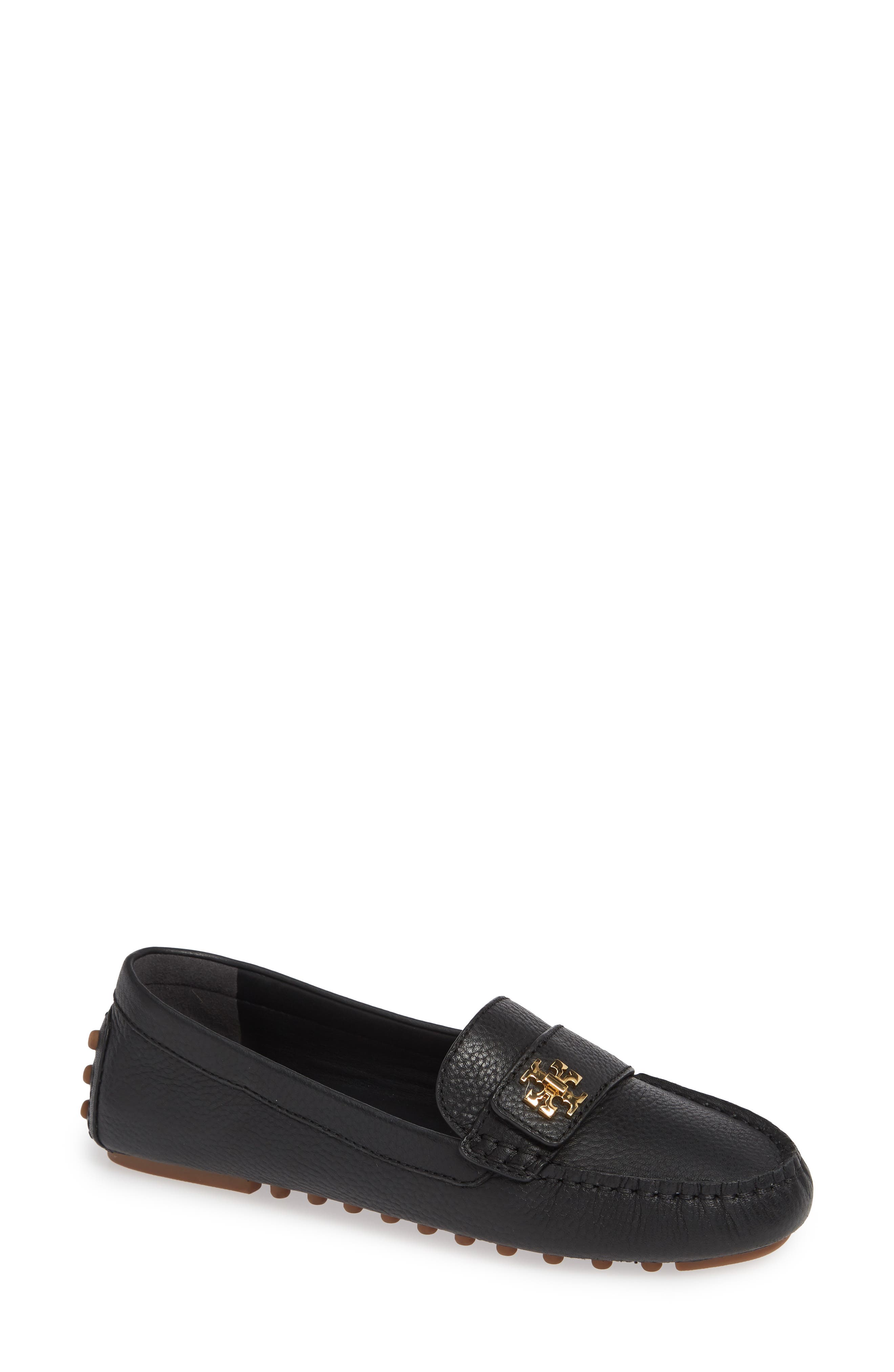 tory burch loafers black