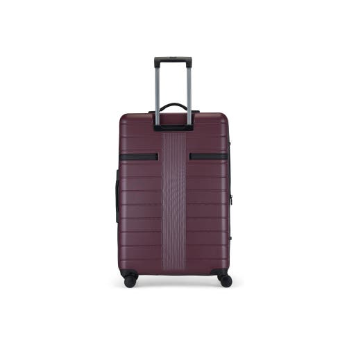 Bugatti Hamburg Hardside Large Luggage With Expansion In Red Lacquer