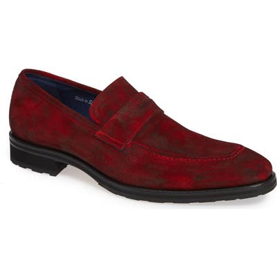 Mezlan Alberni Penny Loafer, Red