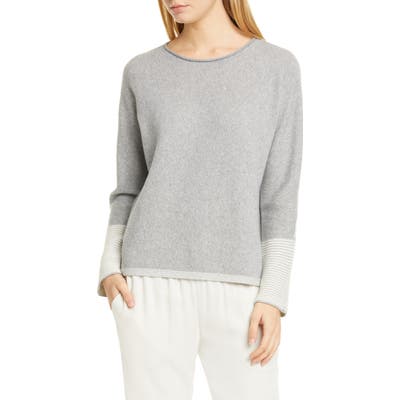 Eileen Fisher Cashmere Blend Sweater, Grey