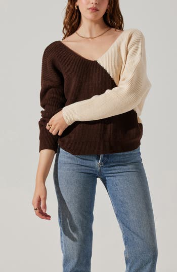 Halogen twist back sweater sale