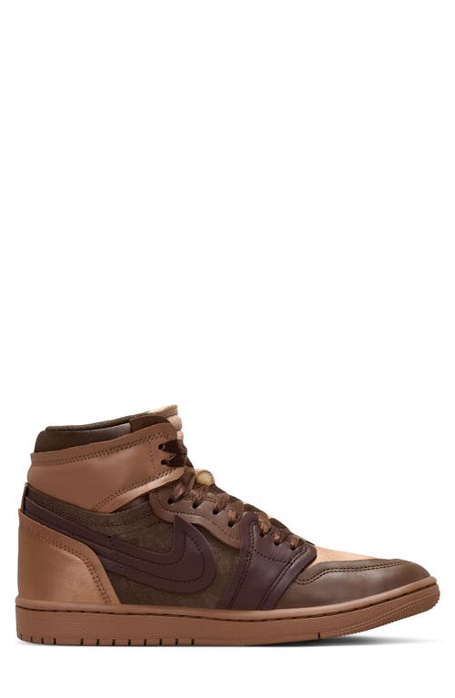 Jordan Women's Air  1 High Method Of Make Shoes In Archaeo Brown/earth/cacao