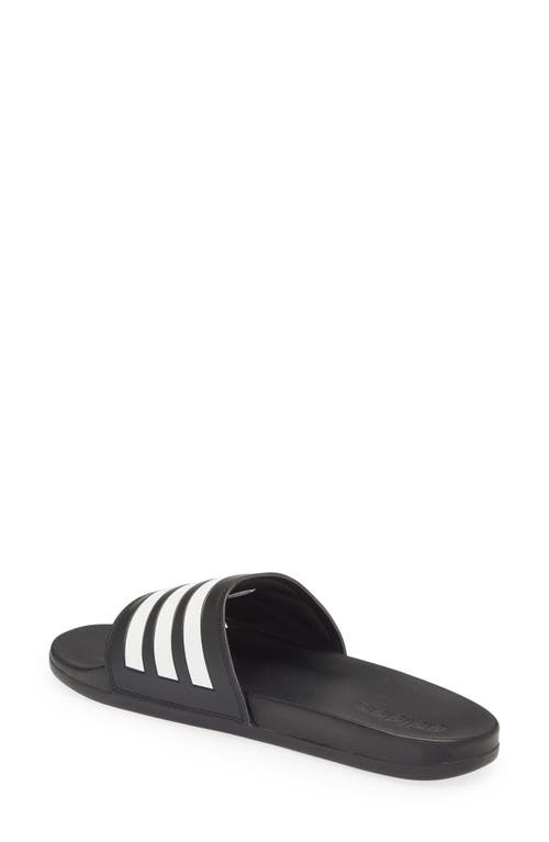 Shop Adidas Originals Adidas Gender Inclusive Adilette Comfort Sport Slide Sandal In Black/white