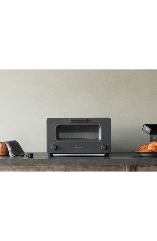 Shop Balmuda The Toaster Steam Toaster Oven In Charcoal Gray