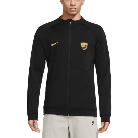 Men's Golden State Warriors Nike Black/Yellow 2022/23 City Edition  Courtside Bomber Full-Zip Hoodie Jacket