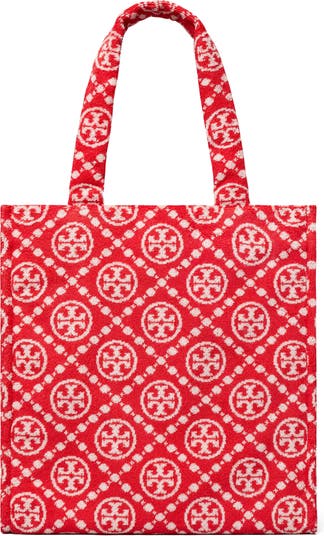 Tory Burch Perry Embroidered Triple Compartment Tote
