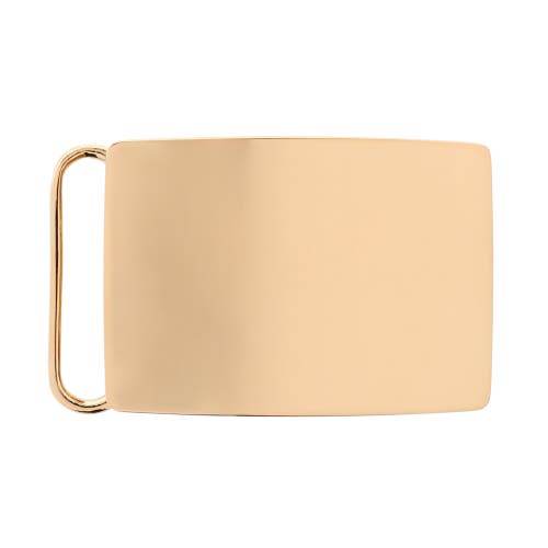 Trafalgar 30mm 24k Gold Over Brass Compression Belt Buckle In Gold