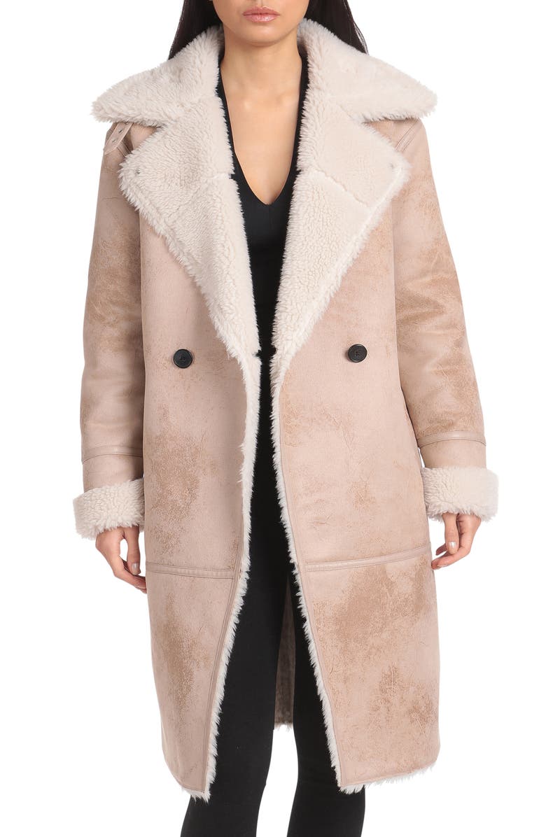 womens faux shearling jacket        <h3 class=