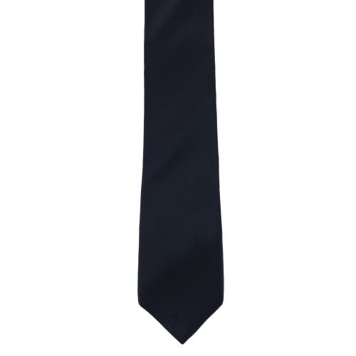 Trafalgar Sutton Solid Color Silk Brace And Necktie Combo In Black