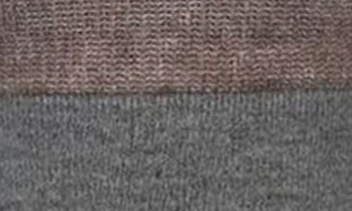 Shop Memoi Assorted 2-pack Crew Socks In Brown Heather