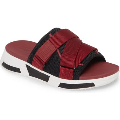 Fitflop Alyssa Slide Sandal, Burgundy