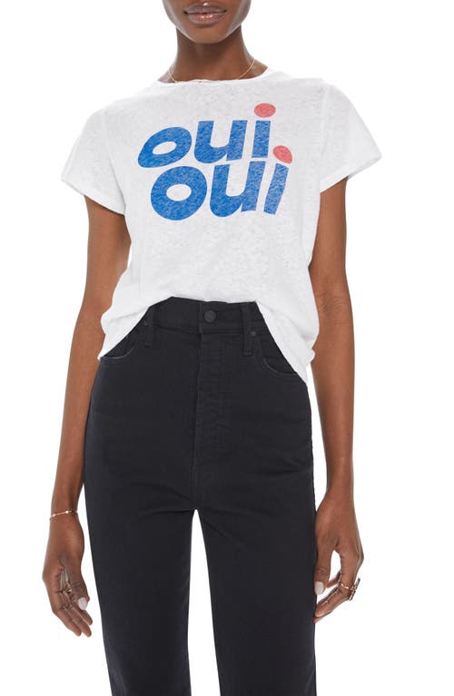 MOTHER The Sinful Supérieur Tee in Uio - Oui Oui
