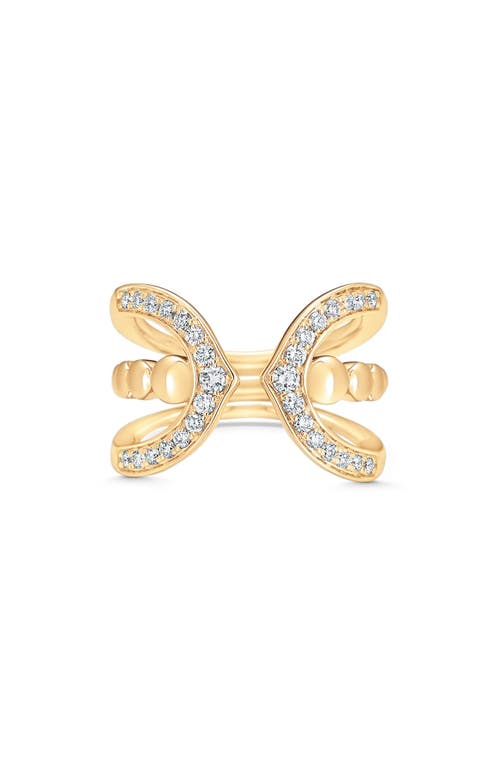 Sara Weinstock Lucia Pavé Diamond Open Ring 18K Yellow Gold at Nordstrom,