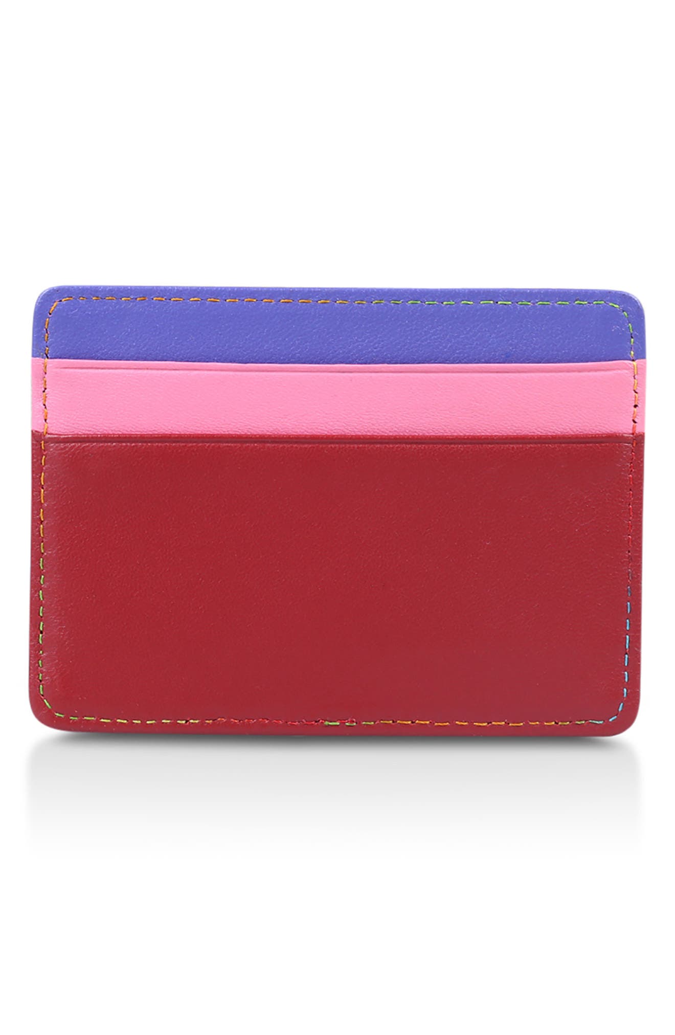 Kurt Geiger London Rainbow Shop 690 Tricolor Card Holder | Nordstromrack