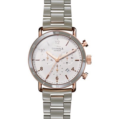 Shinola The Canfield Chrono Bracelet Watch, 40Mm