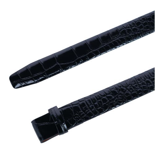 Trafalgar Gator Embossed 30mm Compression Belt Strap In Black