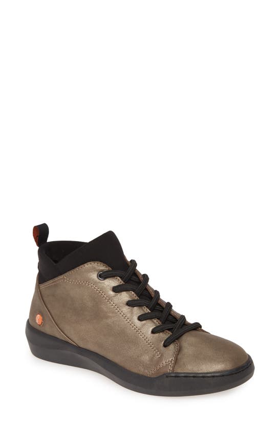 Softinos By Fly London Biel Sneaker In Grey Leather