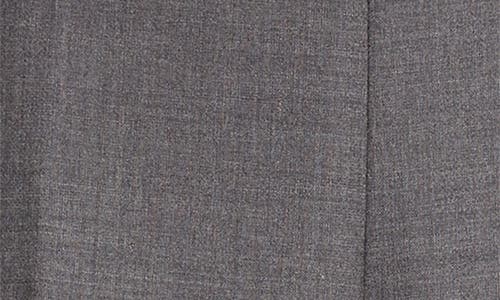 Carolina Herrera Ultra-high Waist Wide-leg Trousers In Melange Grey