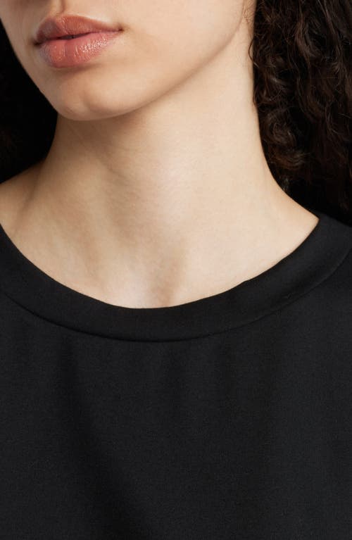 Shop Eileen Fisher Boxy Knit Top In Black